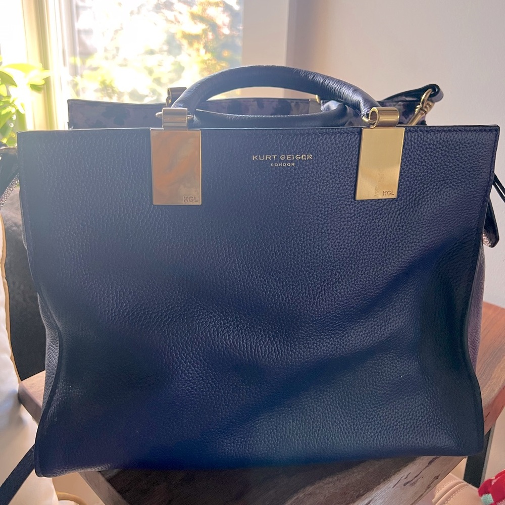 Kurt Geiger dark purple women’s handbag